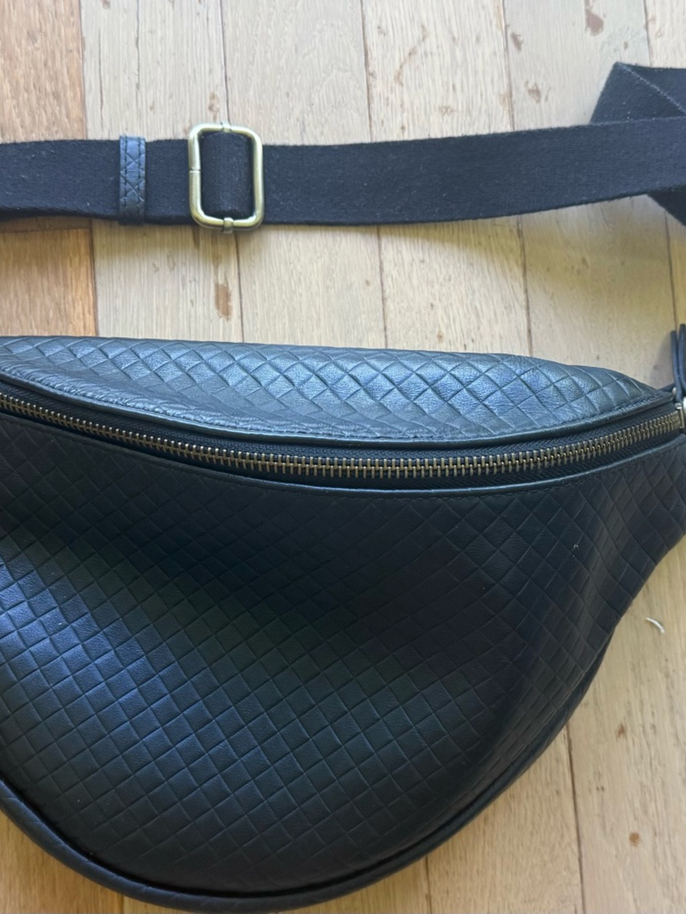 Andar Tatum Bag (Jet Black Woven Leather) - Picture 5 of 9